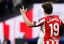 Foto: Julián Álvarez pide disculpas a la afición del Atlético/Cortesía
