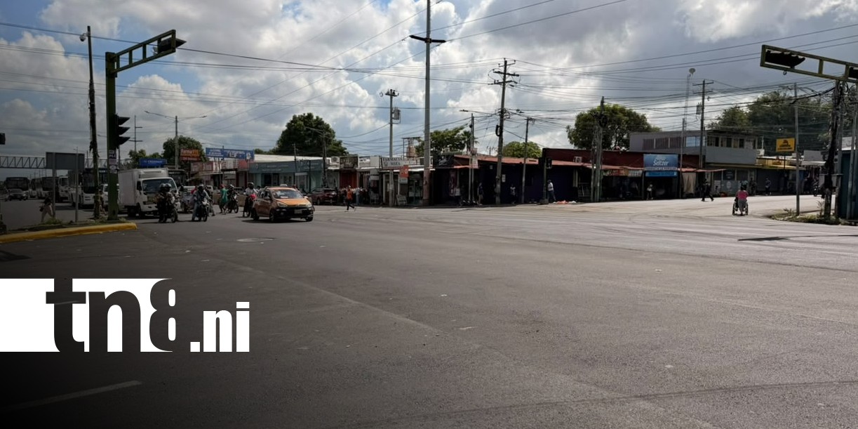 Foto: Mejoramiento vial en Managua, entre La Fuente y ENATREL / TN8