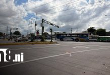 Mejoran vía entre La Fuente y ENATREL para agilizar el tránsito en Managua Foto: Mejoramiento vial en Managua, entre La Fuente y ENATREL / TN8