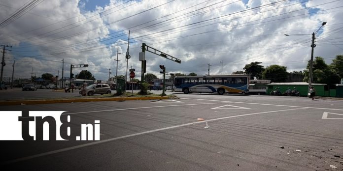 Foto: Mejoramiento vial en Managua, entre La Fuente y ENATREL / TN8