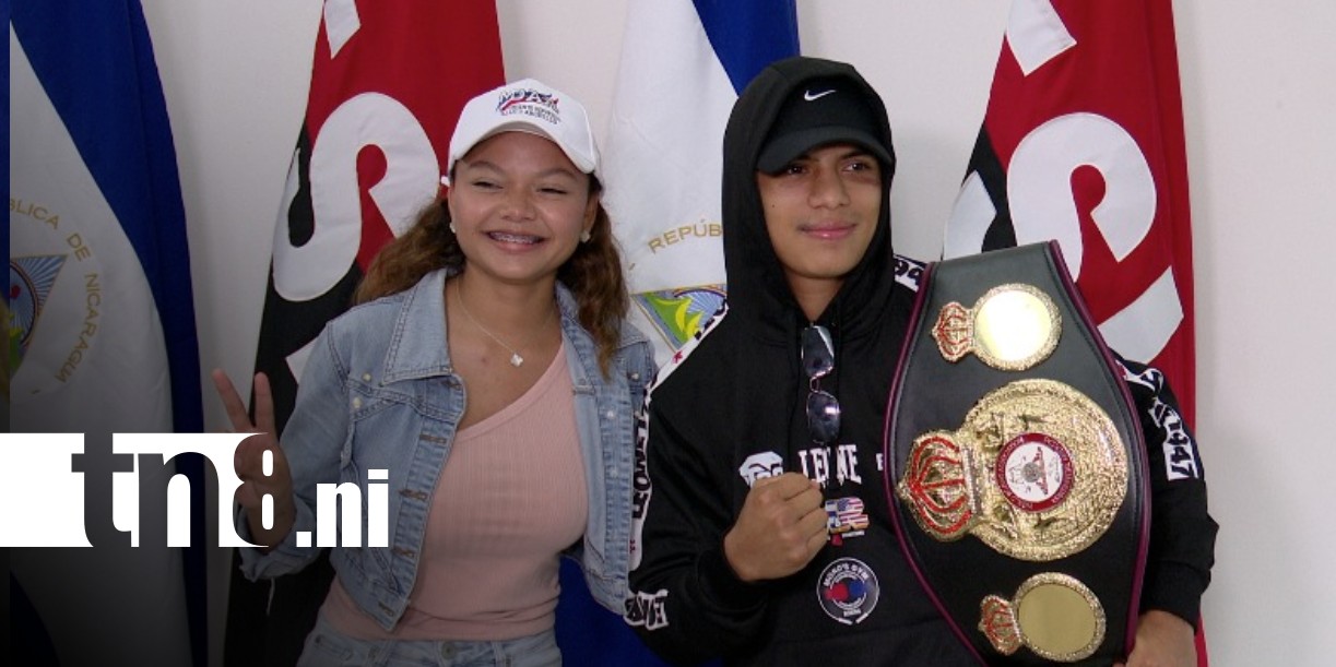 Foto: Cinturón para boxeador nicaragüense, Jordan Orozco