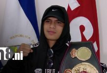 Jordan Orozco regresa a Nicaragua con nuevo cinturón y apunta a mayores retos Foto: Cinturón para boxeador nicaragüense, Jordan Orozco