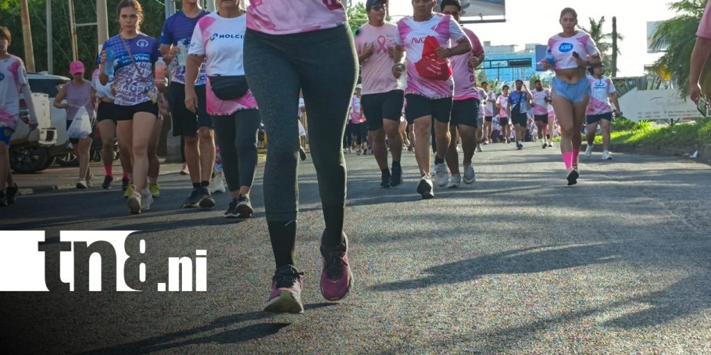 Foto: Carrera Rosa 2026 reúne a miles de personas en Managua/TN8
