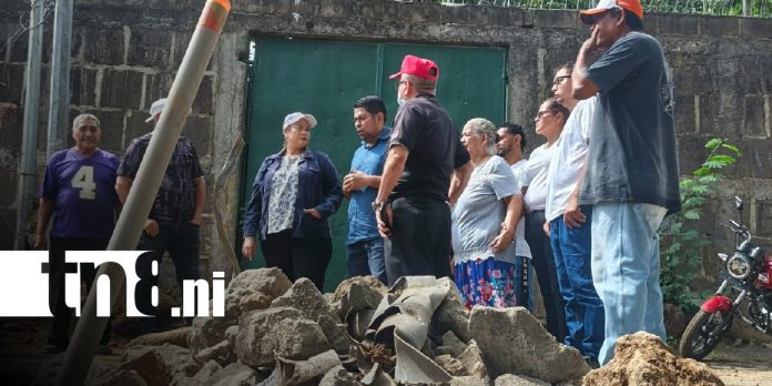 Foto: Proyecto de agua y saneamiento en el barrio Camilo Chamorro, Managua / TN8