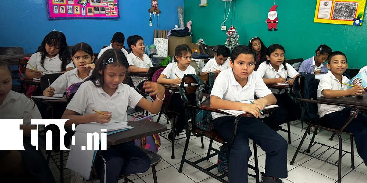 Foto: Matrícula escolar en colegios de Managua / TN8