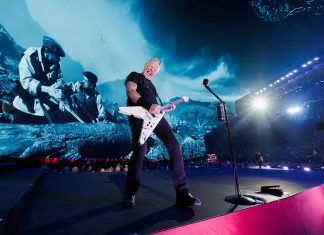 Foto: Metallica en concierto desde Las Vegas