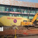 Si pasa por Metrocentro, tome nota: obras obligan a circular con mayor precaución Foto: Trabajos de la Alcaldía de Managua en sector de Metrocentro / TN8