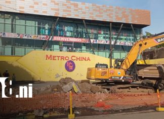 Foto: Trabajos de la Alcaldía de Managua en sector de Metrocentro / TN8