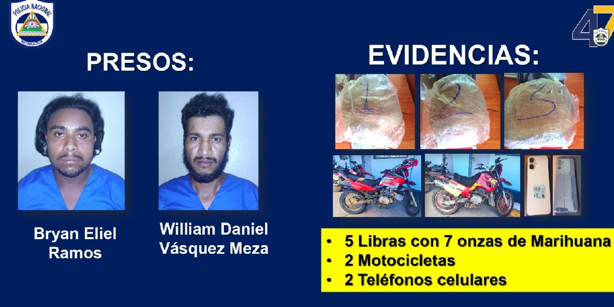 Foto: Incautación de drogas en Matagalpa / TN8