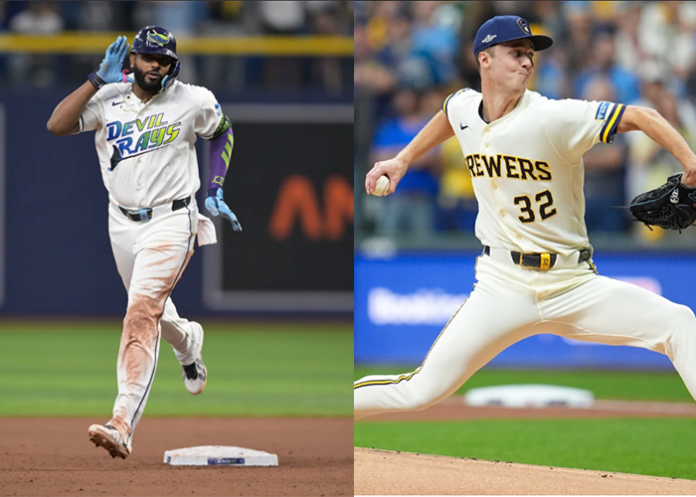 montaje Cerveros y Rays en Serie Mundial inédita