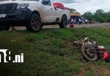 Foto: Accidente de tránsito en carretera hacia Boaco / TN8