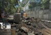 Managua: Inician obras de mejoramiento vial en sector de la Universidad UNICA Foto: Reparación de camino en sector de la UNICA, en Managua / TN8