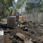Managua: Inician obras de mejoramiento vial en sector de la Universidad UNICA Foto: Reparación de camino en sector de la UNICA, en Managua / TN8