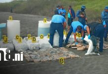 Un detenido y 49 tacos de presunta droga incautados en operativo en Villa El Carmen Foto: Incautación de presunta droga en playa de Villa El Carmen, Managua / TN8