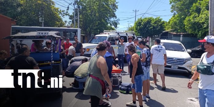 Foto: Accidente de tránsito en San Judas, Managua / TN8