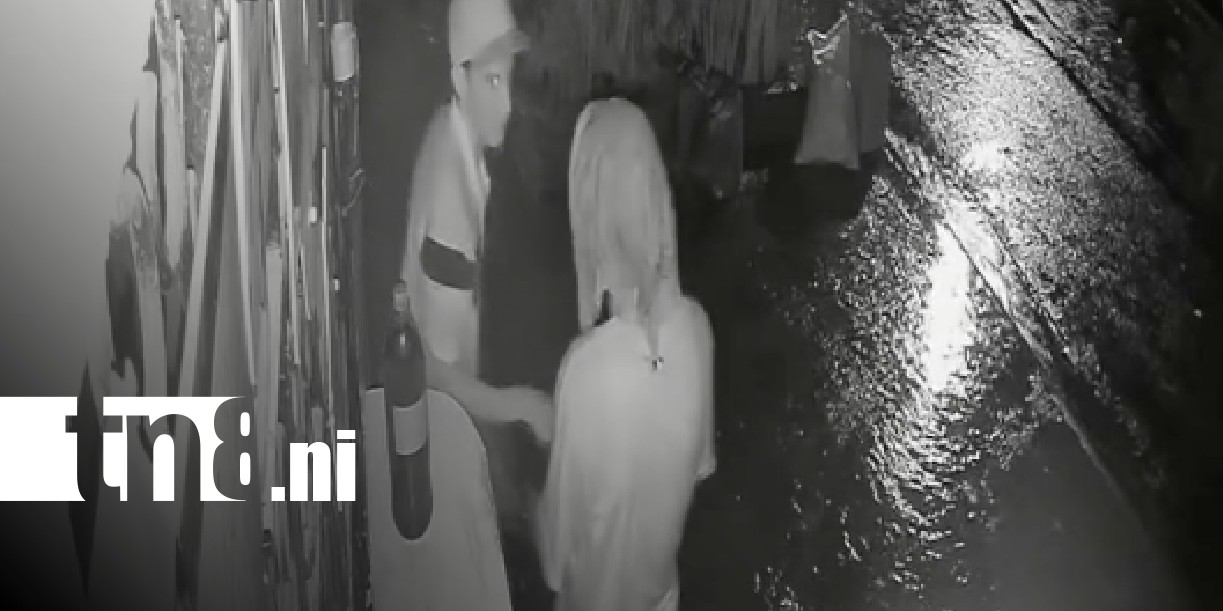 Foto: Robo de botellas retornables en Villa Venezuela, Managua / TN8