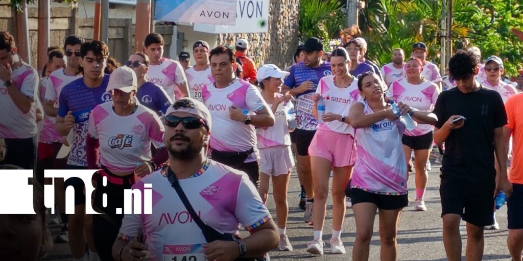 Foto: Carrera Rosa 2026 reúne a miles de personas en Managua/TN8