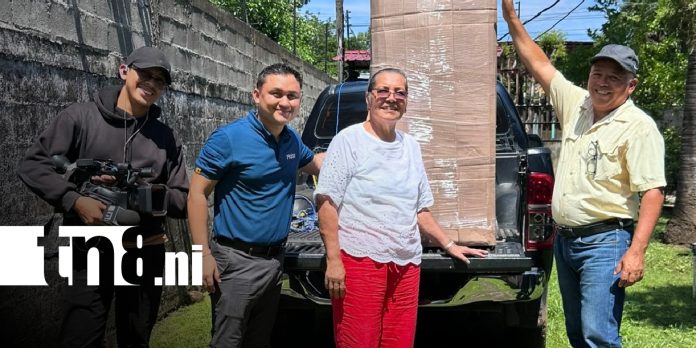 Foto: Entrega de refrigeradora Mabe hasta El Viejo, Chinandega / TN Foto: Entrega de refrigeradora Mabe hasta El Viejo, Chinandega / TN