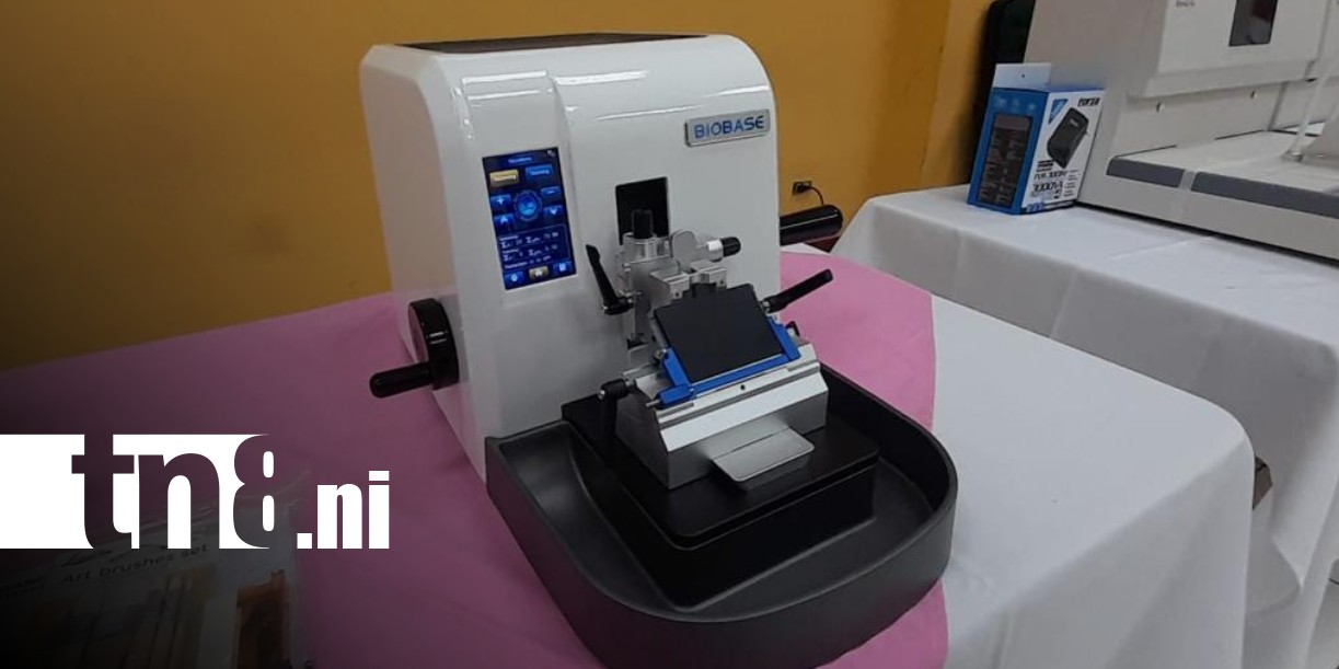 Foto: Equipos para laboratorio de salud en Nicaragua / TN8