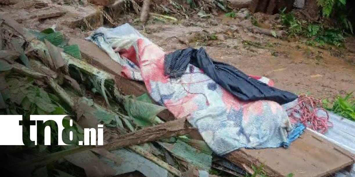 Foto: Deslizamiento de tierra en una comunidad de Siuna / TN8