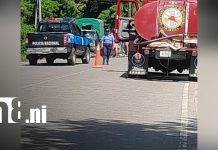 Motociclista resulta lesionado tras impactar contra una camioneta en Rivas Foto: Motociclista choca contra camioneta en Rivas/TN8